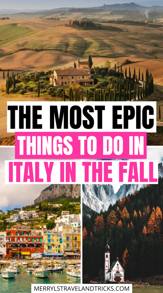 best places to visit italy in the fall